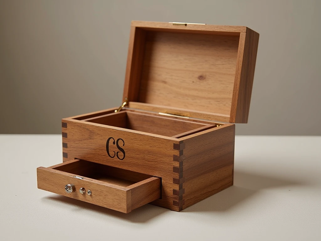 Personalized Wooden Keepsake Box